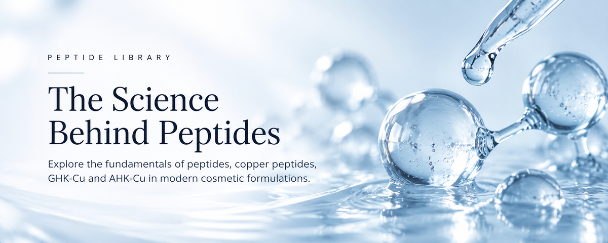     NeoGen Peptide Library – introduction to peptides, copper peptides, GHK-Cu and AHK-Cu